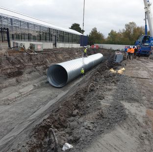 Duurzame Eco-Waterbuffer plaatsen in Oegstgeest