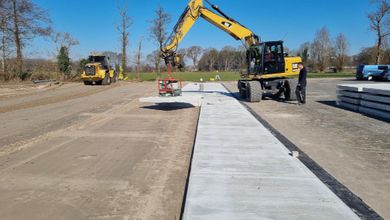 Duurzame Eco-Waterbuffer plaatsen in Oegstgeest